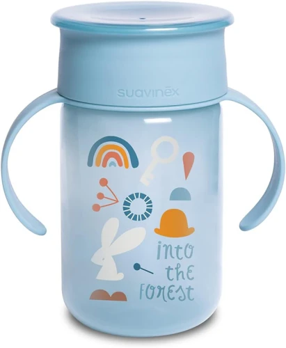 SUAVINEX Εκπαιδευτικό Ποτήρι KUBEK NIEKAPEK 360° 340 ml