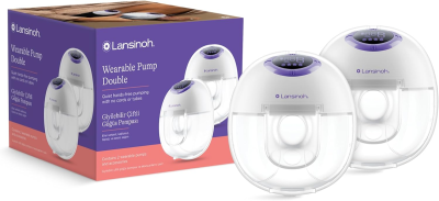 LANSINOH διπλή θήλαστρο κελύφους HANDS FREE