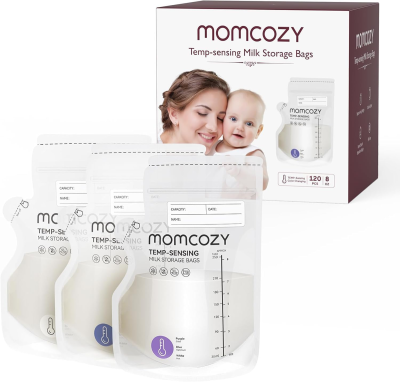 MOMCOZY Σακουλάκια Αποθήκευσης Μητρικού Γάλακτος 120τμχ 250ml ΜΕΤΡΗΤΗΣ