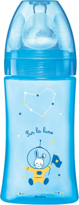 DODIE μπιμπερό 270 ml θηλή 2 μεσαία ροή 0-6 μηνών ΚΟΥΝΕΛΑΚΙ