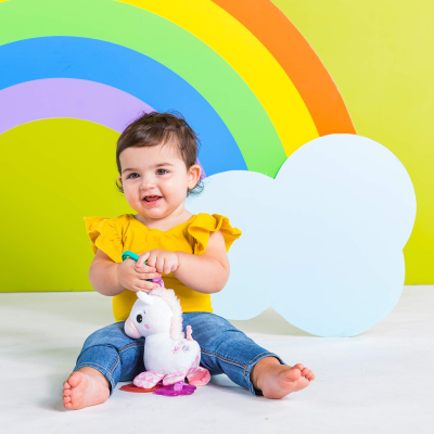 LAMAZE κρεμαστό για καρότσι κούνια Μονόκερος 30cm 0-6 μηνών