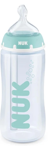 NUK First Choice+ μπιμπερό 300 ml θηλή M μεσαία ροή δείκτης θερμοκρασίας
