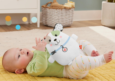 FISHER-PRICE Snuga Puppy λούτρινο κουκλάκι με μελωδίες και δονήσεις ΚΟΥΤΑΒΙ 18 cm