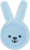 MAM Oral Care Rabbit βούρτσα στοματικής φροντίδας με μικροΐνες 0+