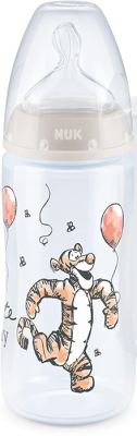 NUK First Choice+ Τίγρης μπιμπερό 300 ml 6-18 μηνών θηλή M