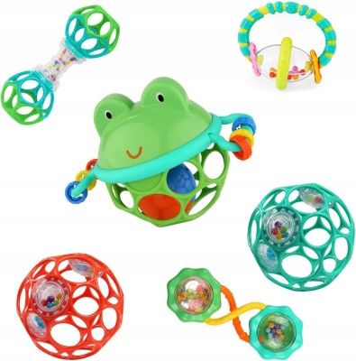 BRIGHT STARTS Little Shakers σετ παιχνιδιών για βρέφη 6 τεμ. 0+