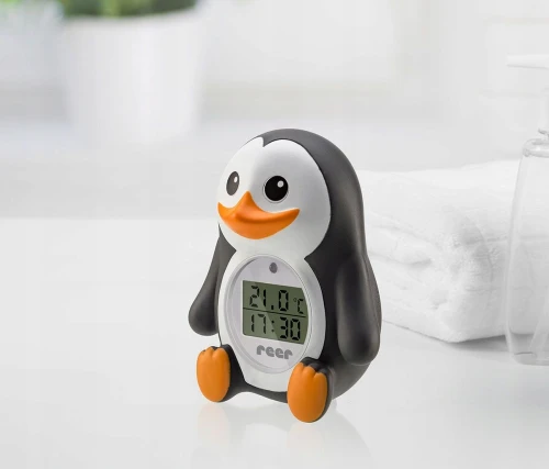 REER MyHappyPingu 2σε1 ψηφιακό θερμόμετρο μπάνιου και δωματίου