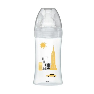 DODIE Sensation+ ΝΕΑ ΥΟΡΚΗ γυάλινο μπουκάλι 270 ml 0-6 μηνών θηλή 2 μέτρια ροή