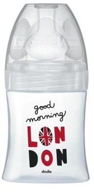 DODIE Sensation+ LONDYN γυάλινο μπιμπερό 150 ml 0-6 μηνών θηλή 1 αργή ροή