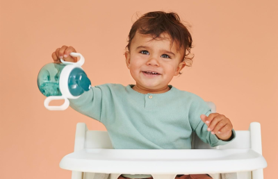 MEPAL Sippy Cup ποτήρι μη διαρροής με διπλό στόμιο 200 ml 6 μηνών+