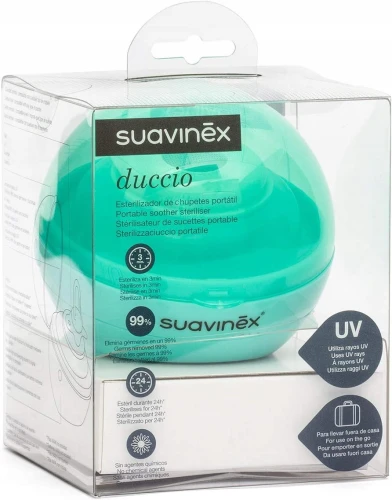 SUAVINEX Duccio ΑΠΟΣΤΕΙΡΩΤΗΣ πιπίλας UV 9 cm