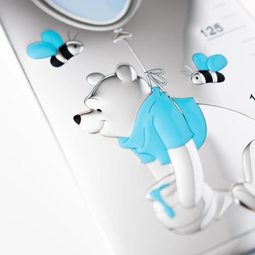 VALENTI Disney Γουίνι το Αρκουδάκι μεζούρα ύψους από ασήμι και ξύλο 140 cm