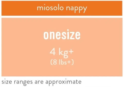 BAMBINO MIO επαναχρησιμοποιούμενη πάνα MIOSOLO AIO