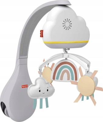 FISHER PRICE 2 σε 1 καρουζέλ με αισθητήρα θορύβου, νυχτερινό φωτάκι για τραπέζι