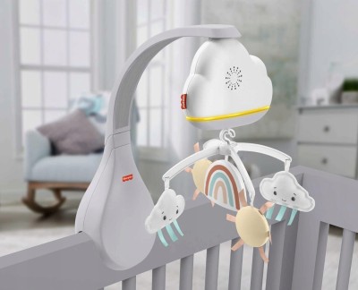 FISHER PRICE 2 σε 1 καρουζέλ με αισθητήρα θορύβου, νυχτερινό φωτάκι για τραπέζι
