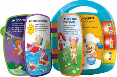 FISHER-PRICE CDH40 ηλεκτρονικό εκπαιδευτικό βιβλίο ΓΕΡΜΑΝΙΚΗ ΓΛΩΣΣΑ
